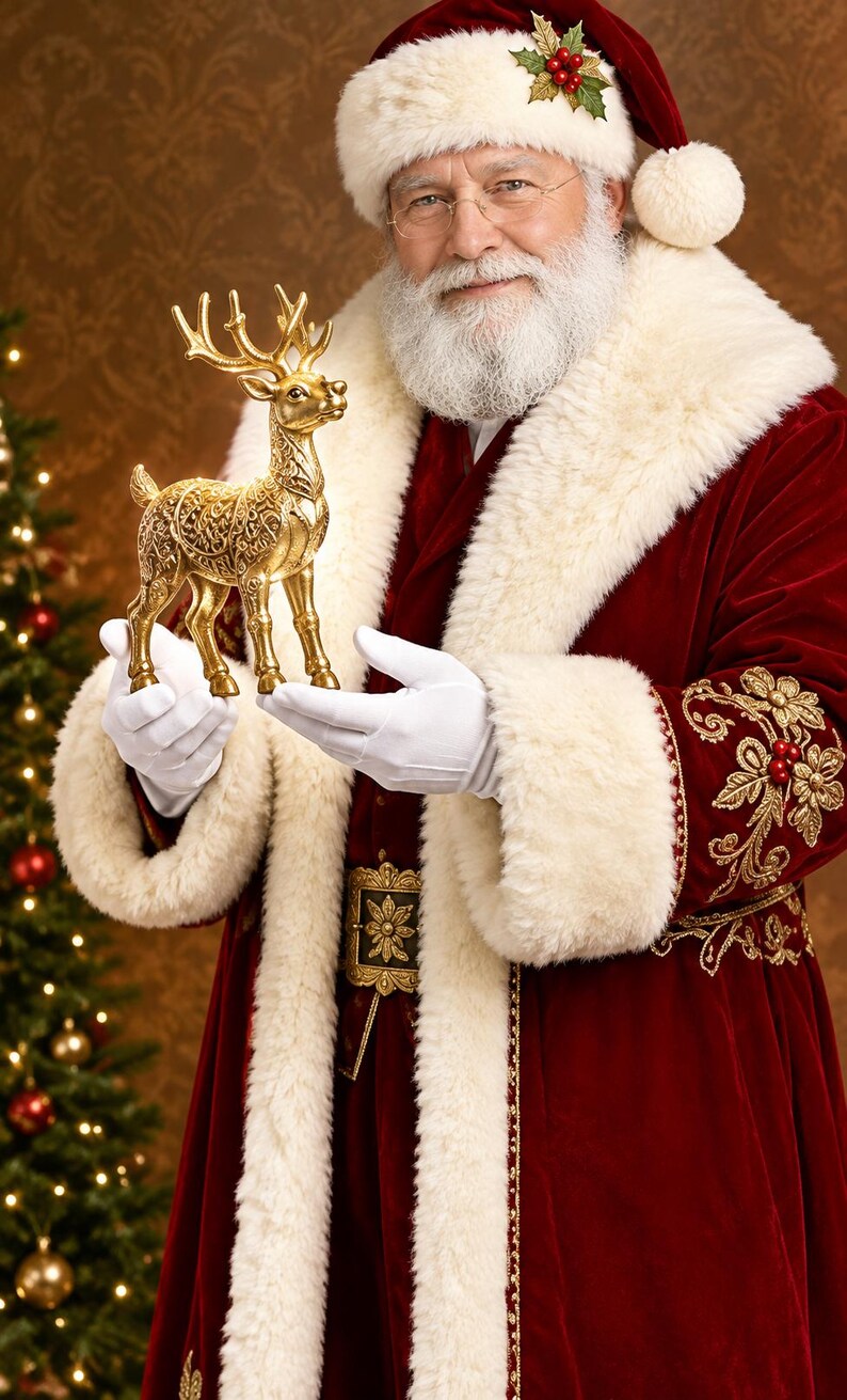 Custom Santa Outfit Personalized North Pole Christmas, view 10