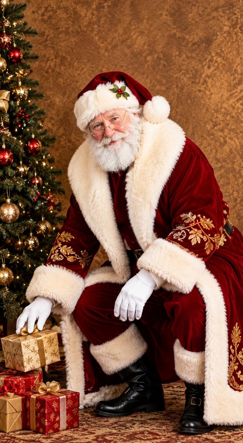 Custom Santa Outfit Personalized North Pole Christmas, view 9
