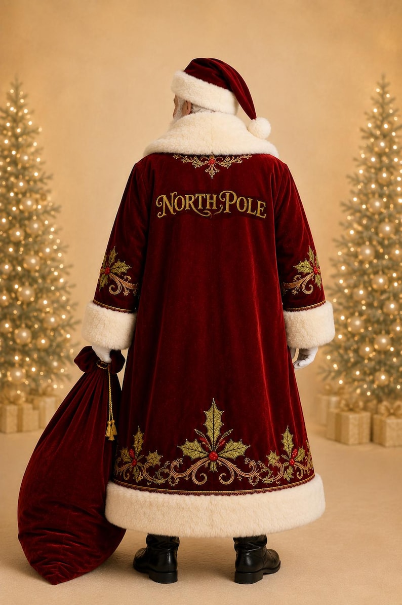 Mr & Mrs Santa Claus Coat Set, view 5