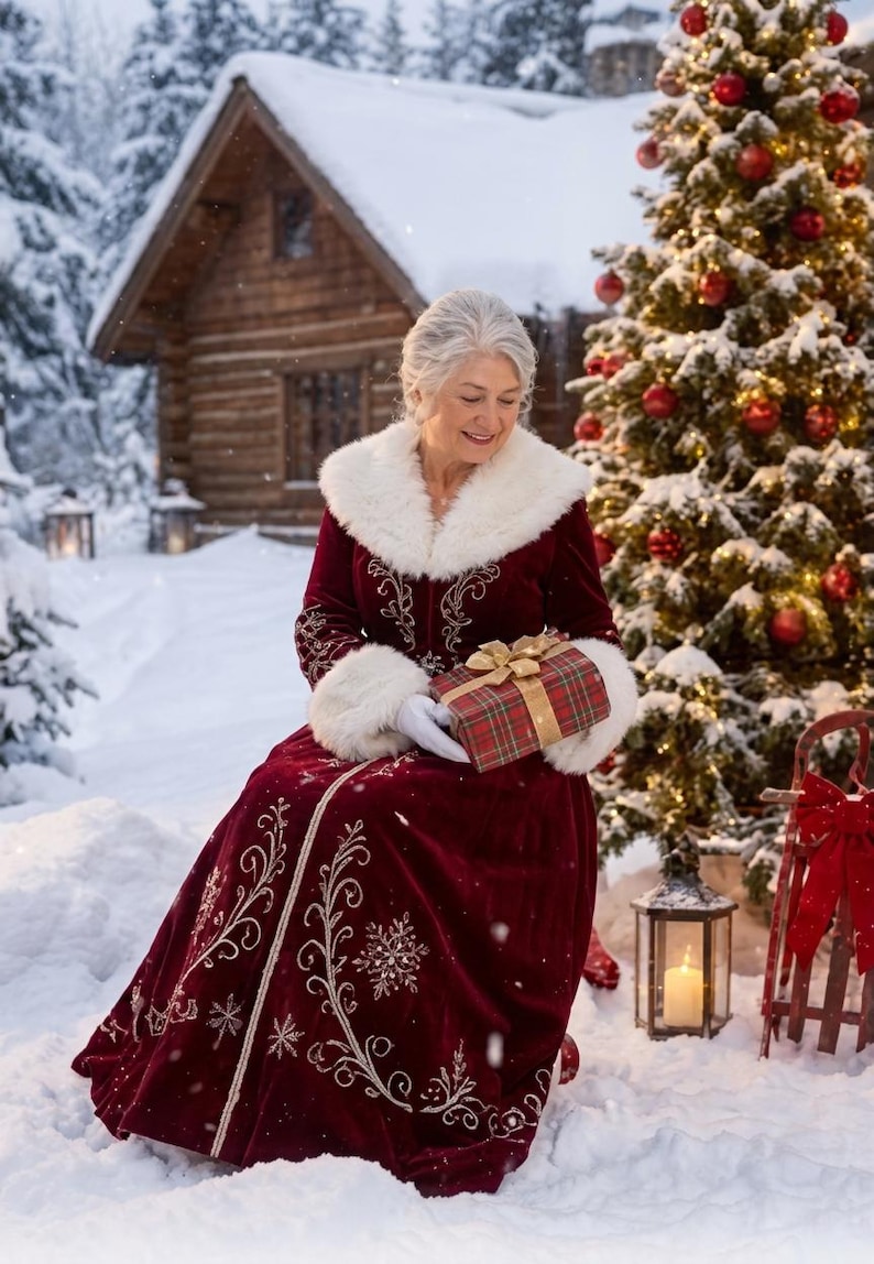 Mrs Claus Red Coat, view 7