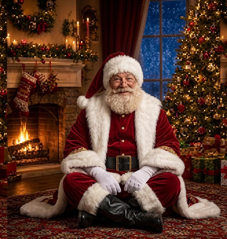 Premium Red Santa Coat, view 5