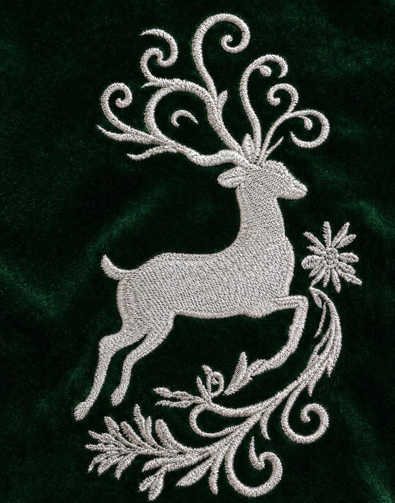 Victorian Style Green Santa Coat, view 10